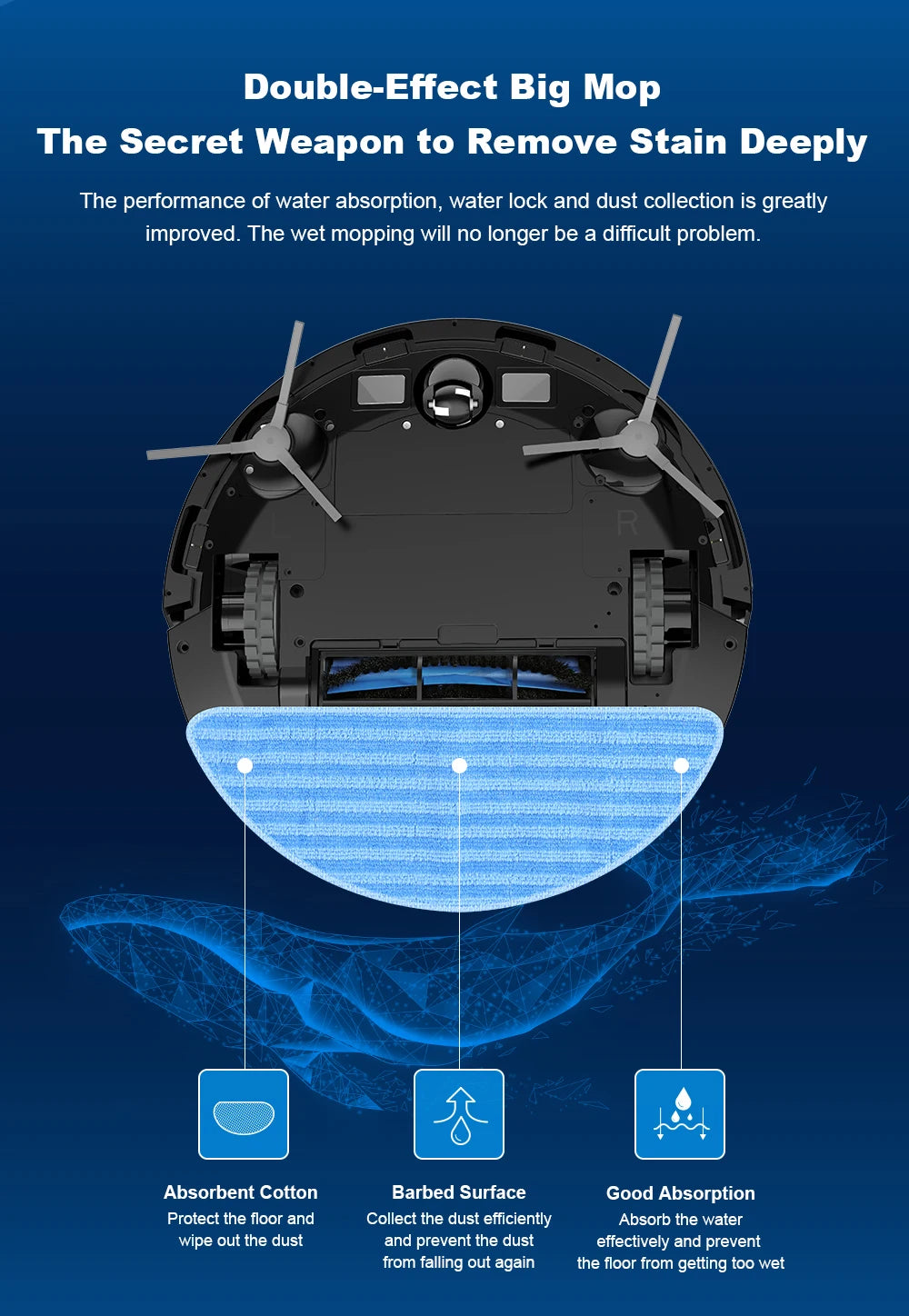 Liectroux Lilin X6 robot vacuum cleaner on a hardwood floor, featuring sleek design and cleaning brushes in action.