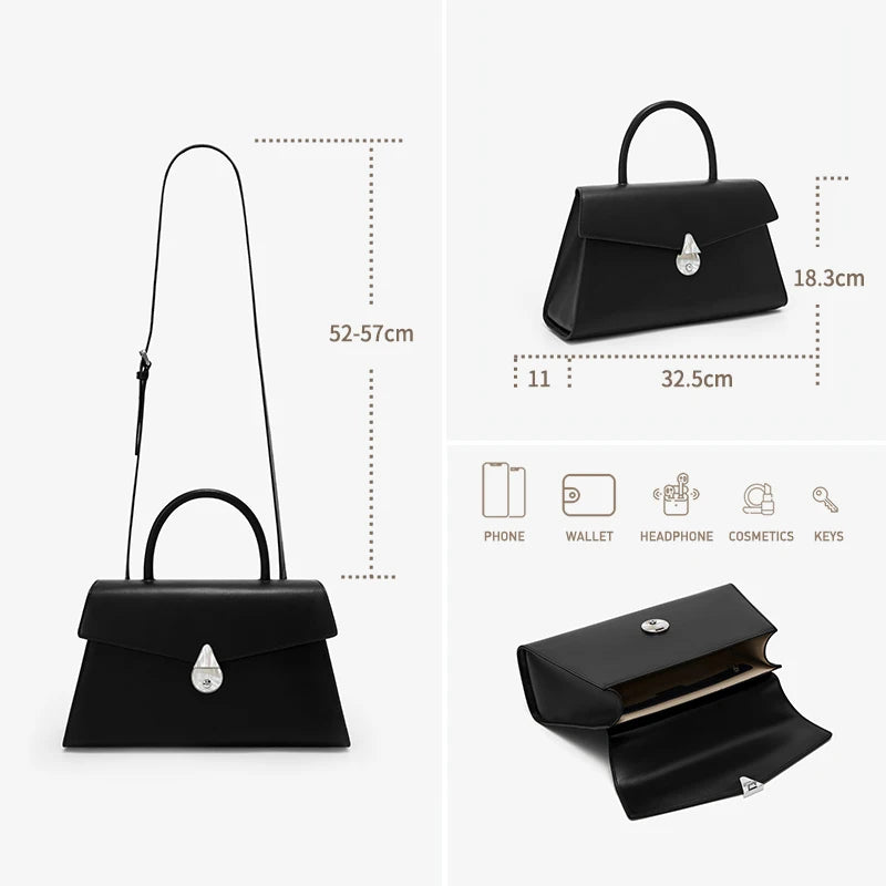 BAFELLI Genuine Leather Lady Doctor Bag