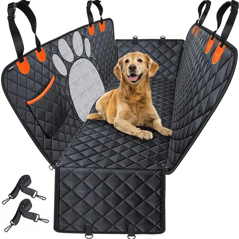 Waterproof Dog Car Hammock with Mesh Window Habicare