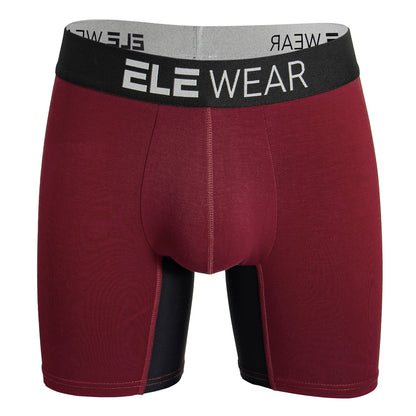 Men's Bamboo Boxer Briefs for Men - Long Sports Underwear, Moisture-Wicking - ShopHub