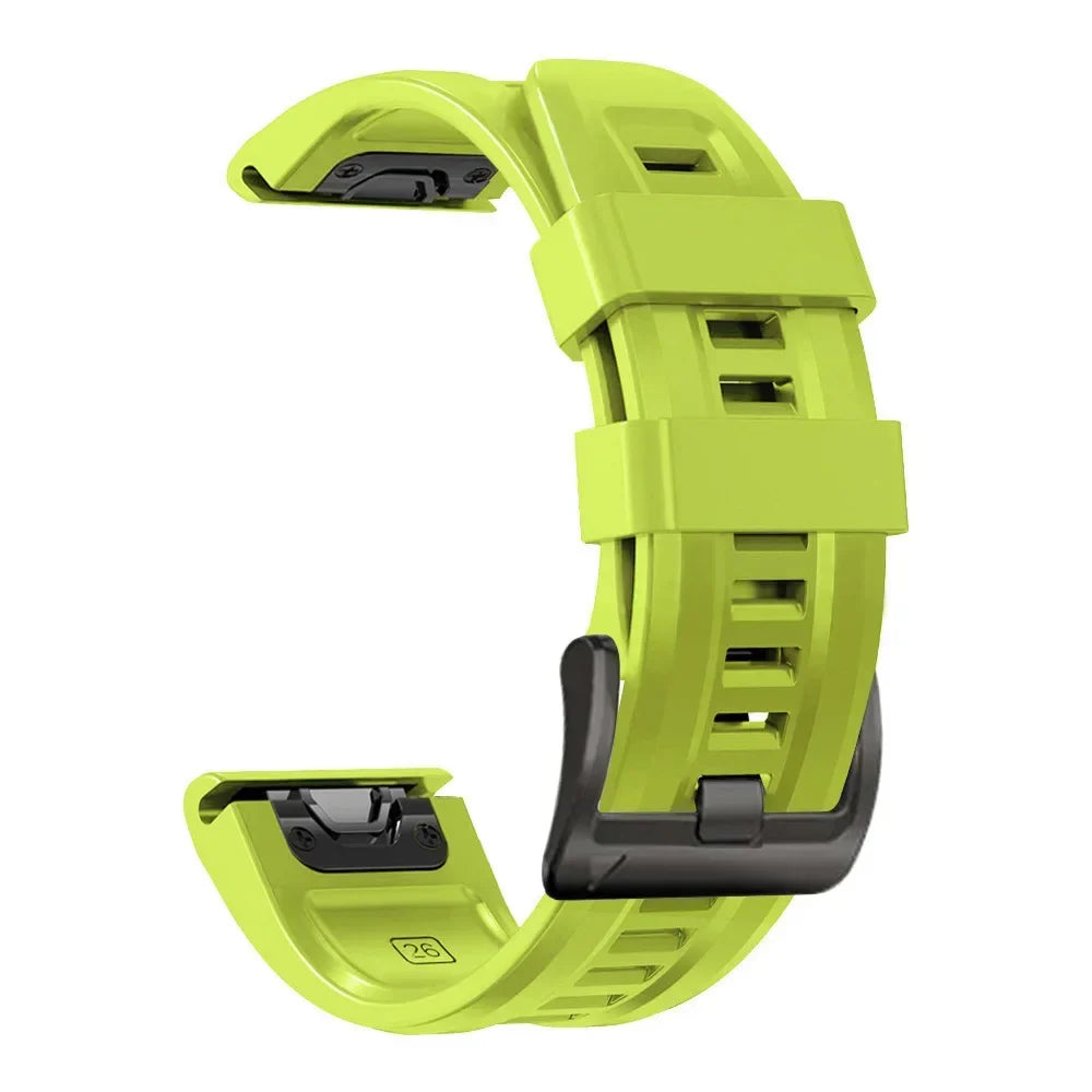 Quickfit Silicone Strap for the Garmin Watch Series (available of various range of models and 46 colours) Habicare