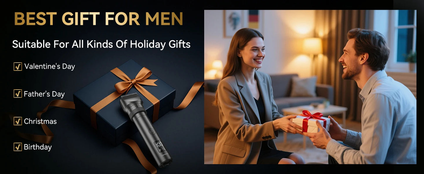 Kensen S29 Hair Trimmer for Men 2 in 1 Adjustable Hair Clipper Kit