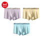 MiiOW Men's Antibacterial Cotton Underwear - 3Pcs Boxer Shorts - ShopHub