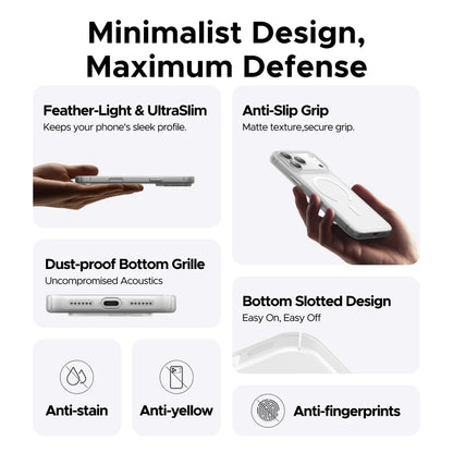 UGREEN Never Yellow Magnetic Case for iPhone 18 & 17 Pro Max