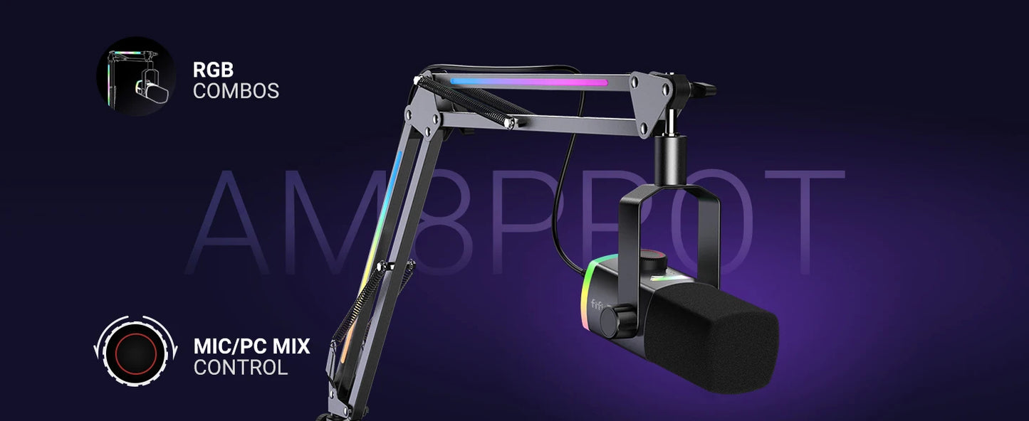 FIFINE AM8PROT Gaming Microphone Kit: Elevate Your Streaming Experience
