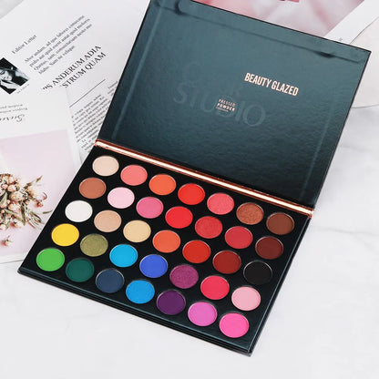 BEAUTY GLAZED Palette Eyeshadow 35 Colours