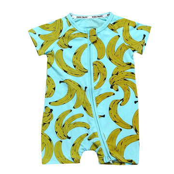 Kids Tales Sunshine Stories Cotton-Blend Printed Romper