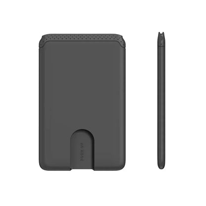 Minimalist Card Holder Sticky Phone Wallet Slim Bank Credit Cardholder Phone Card Case Silicone Compatible for Iphone Android