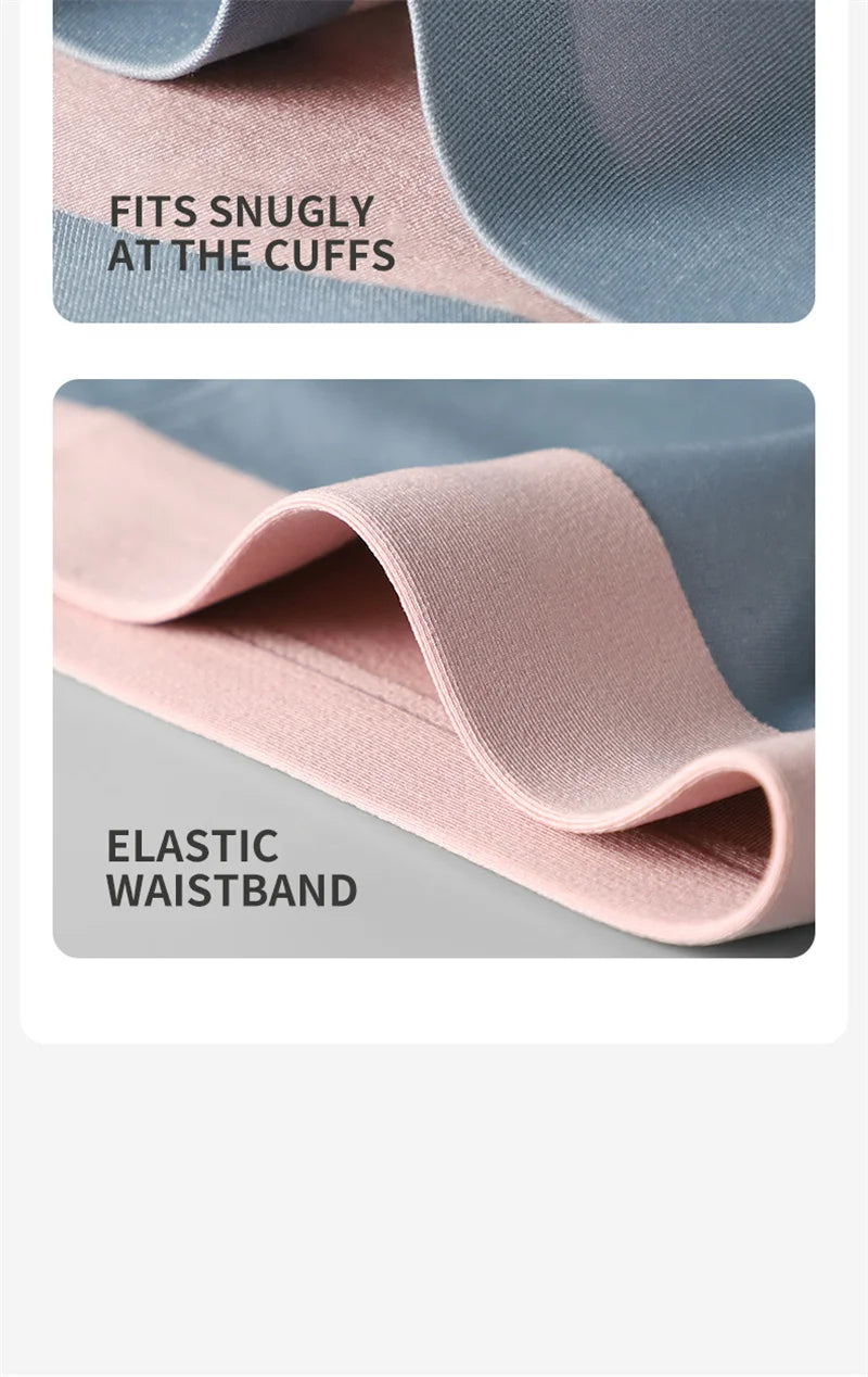 MiiOW 3Pcs Men's Breathable Underwear - Nylon Seamless Drying Antibacterial Boxers - ShopHub