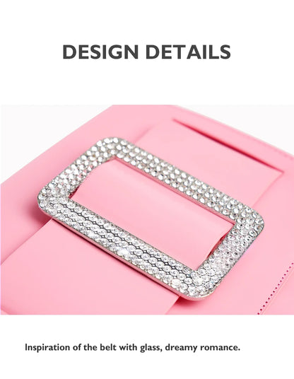 BAFELLI Diamond-Embellished Leather Satchel