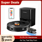 Liectroux T9 robot vacuum cleaner from ShopHub NZ, showcasing its sleek design and cleaning brushes in action.