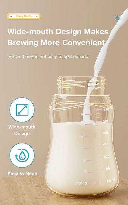 Dr.Isla Baby Bottle 160/240/300ml — Safe, Durable Feeding for Newborns to Toddlers