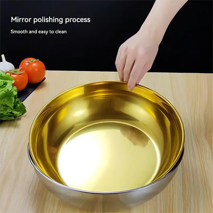 Stainless Steel Mixing Bowl for Large Capacity and Versatile Kitchen Use - ShopHub