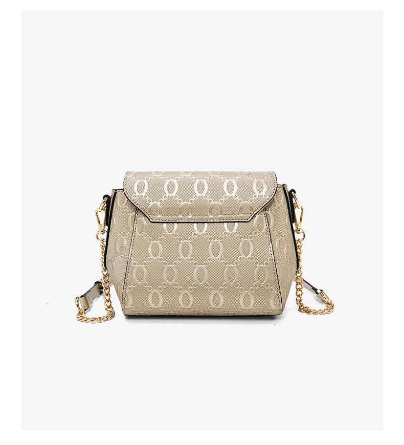 FOXER Luxury Brand Women's Shoulder Bag Cowhide Leather Gold Elegant Female Flap Bag 2026 Fashion Lady Crossbody Bag Purse