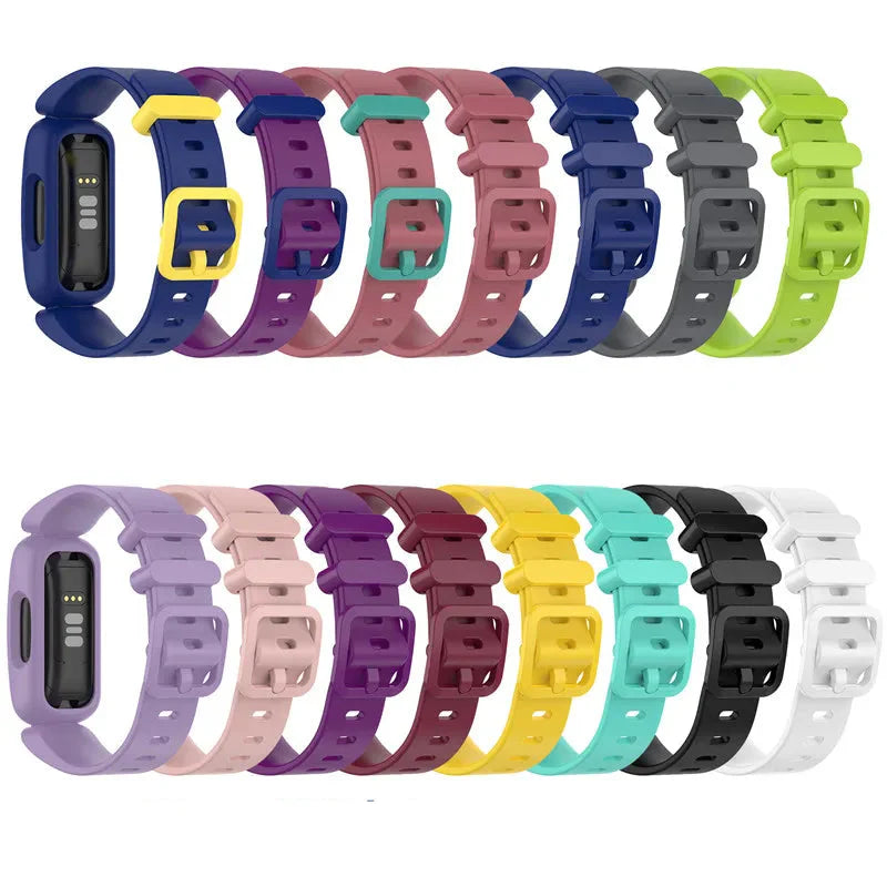 Silicone Strap for The Fitbit Ace 2/3 & Inspire Series (16 colours available) Habicare