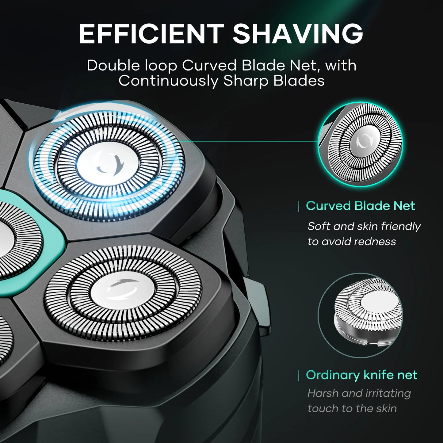 KENSEN S15 Electric Head Shaver