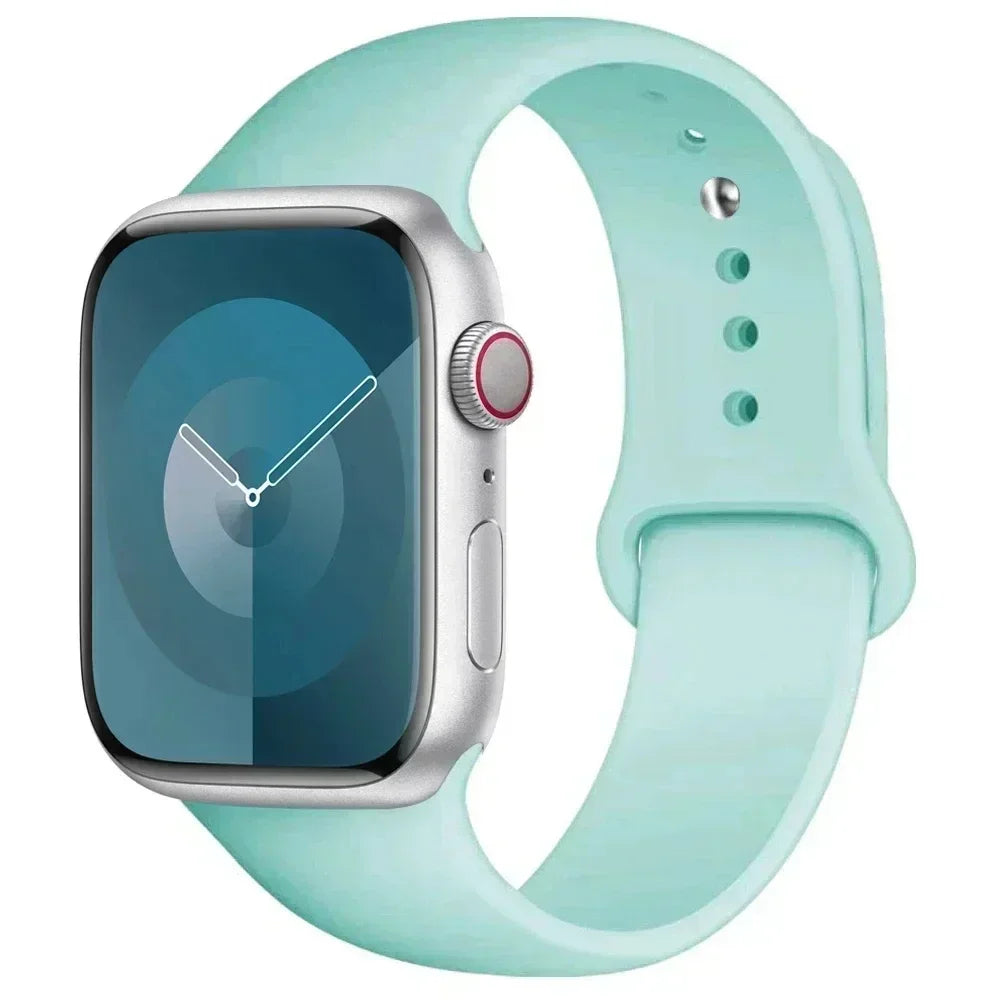 Silicone Sport Band for Apple Watch Series (42mm - 49mm)(available in 45 colours) Habicare