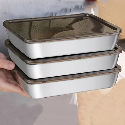 5pc Stainless Steel Food Storage Containers Set - ShopHub