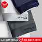 MiiOW Ice Silk Men's Boxershorts 3Pcs - Breathable Antibacterial Underwear - ShopHub