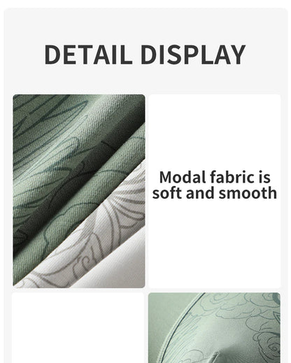 MiiOW Modal Men Underwear - 3Pcs Silky Skin-friendly Breathable Antibacterial Boxers - ShopHub