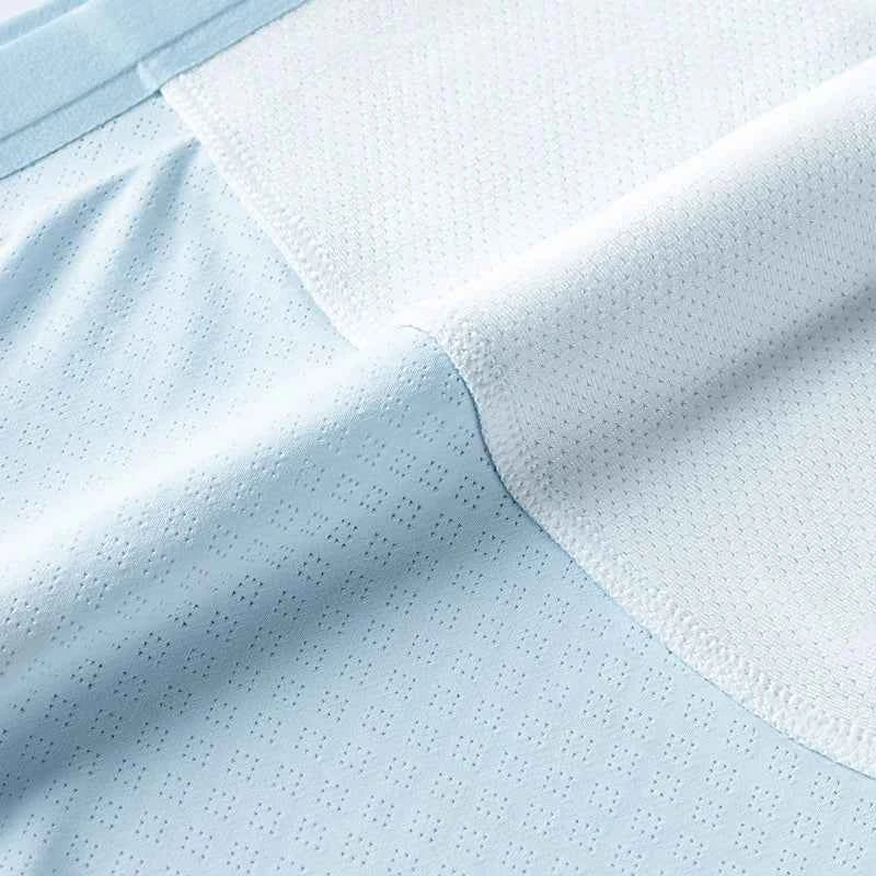 MiiOW 3Pcs Summer Ice Silk Men's Underwear Boxers 7A Antibacterial Men Panties Mesh Breathable Mens Underpants Man Boxer Briefs