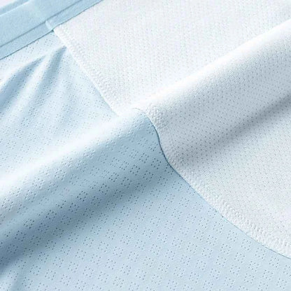 MiiOW Men's Ice Silk Boxer Briefs - 3Pcs Antibacterial Breathable Underwear