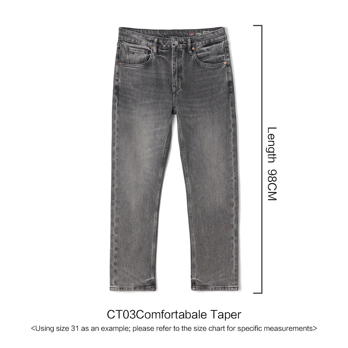 SIMWOOD 13.4OZ Enzyme Washed Jeans
