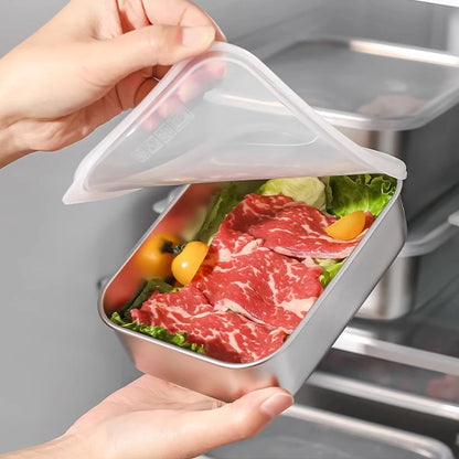 Stainless Steel Food Storage Container with Lid - ShopHub