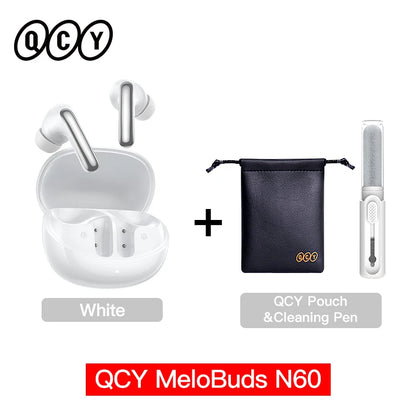Immerse Yourself with QCY Melobuds N60 Wireless Earphones - Dual Driver, Hi-Res Audio with ANC