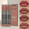 6 PCS/SET Ultra-Fine Wood Lip Liner Set