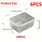 6-Piece Stainless Steel Food Containers Set - ShopHub