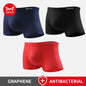MiiOW Men's Antibacterial Boxer Briefs - 3Pcs Cotton Underwear with Graphene Technology - ShopHub
