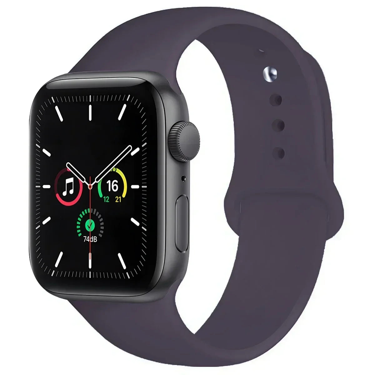 Silicone Replacement Strap for Apple Watch Series (38mm - 42mm) (available in 45 colours) Habicare