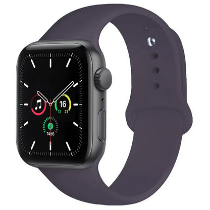 Silicone Replacement Strap for Apple Watch Series (38mm - 42mm) (available in 45 colours) Habicare