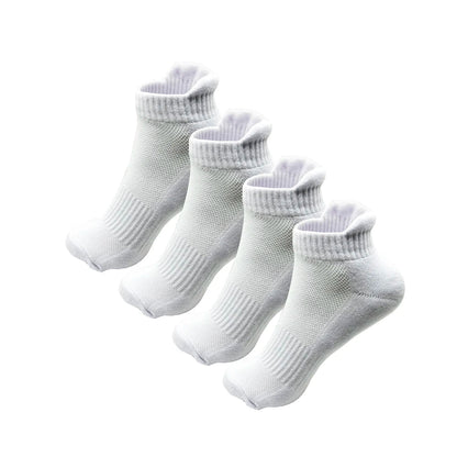2/4 Pairs Cushioned Cotton Ankle Socks – Men & Women Low-Cut Athletic Sports Socks Habicare