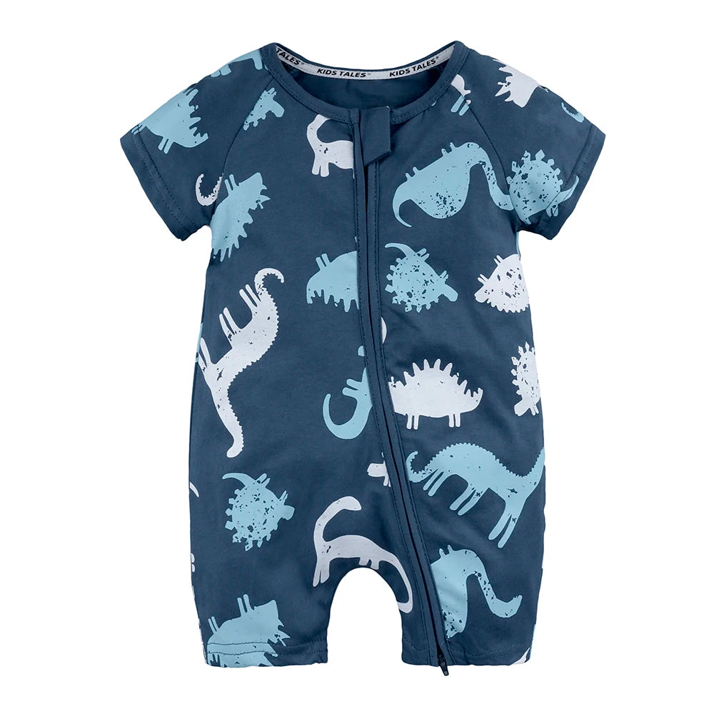Kids Tales Sunshine Stories Cotton-Blend Printed Romper