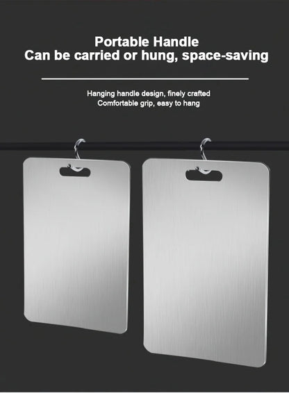 2pcs Stainless Steel Cutting Board Set - ShopHub