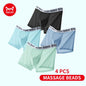 MiiOW Men's Ice Silk Underwear - 4Pcs Antibacterial Breathable Boxer Briefs - ShopHub