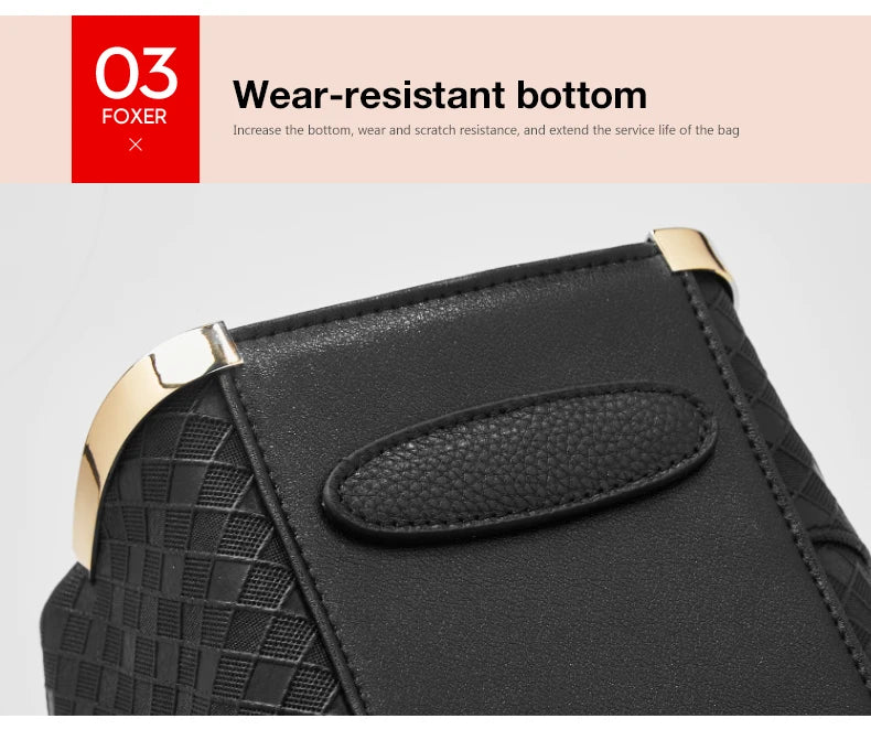 FOXER Genuine Leather Lady's Handbag Elegant Luxury Design Women Shoulder Bag Large Capacity Tote Bag Best Gift for Mom,Wife