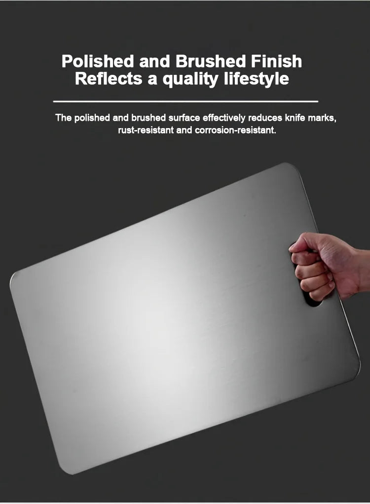 2pcs Stainless Steel Cutting Board Set - ShopHub