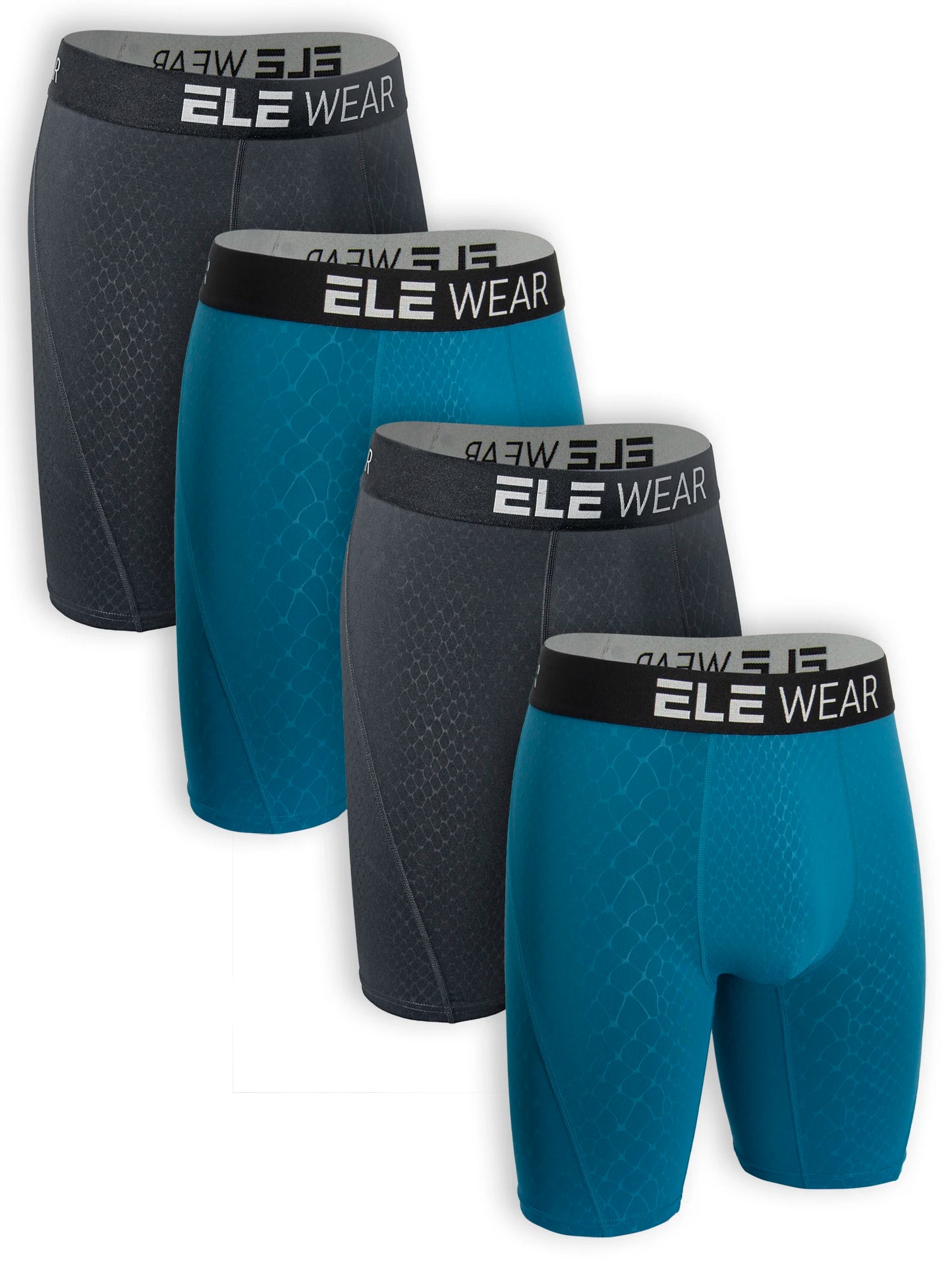4 pcs Mens Breathable Boxers - Plus Size Underwear for Men - ShopHub