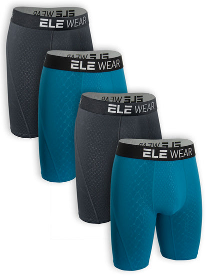 4 pcs Mens Breathable Boxers - Plus Size Underwear for Men - ShopHub