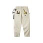 Maden Multi Pockets White Jeans