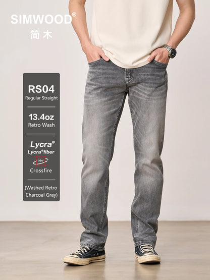 SIMWOOD 13.4OZ Enzyme Washed Jeans