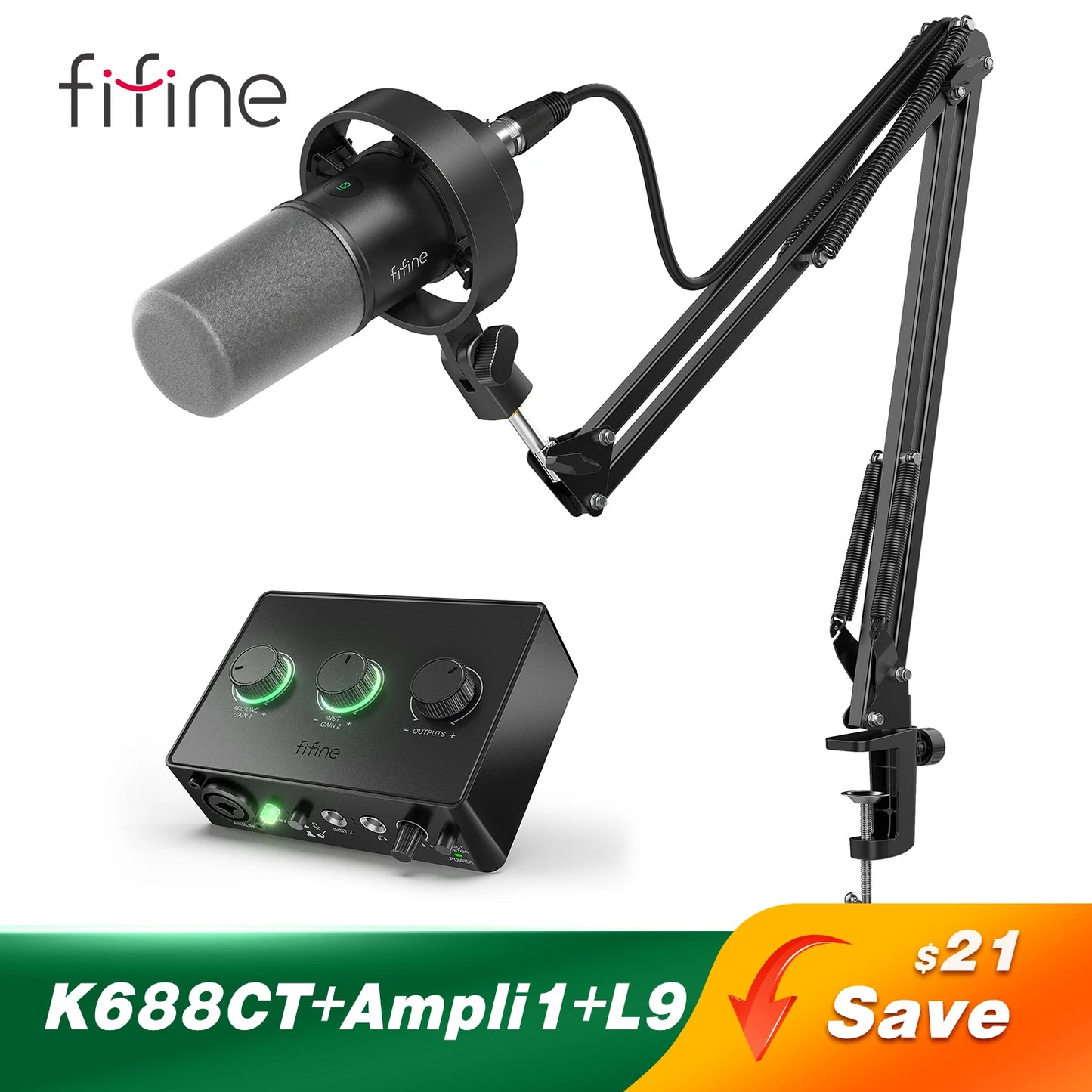 Elevate Your Audio Experience with the FIFINE Podcast Microphone Kit