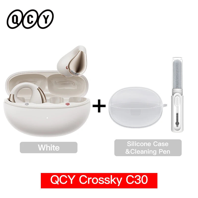 QCY Crossky C30 Wireless Earphones - Bluetooth 5.4 TWS Sports Earbuds with Dual-Connection and Waterproof Design - ShopHub