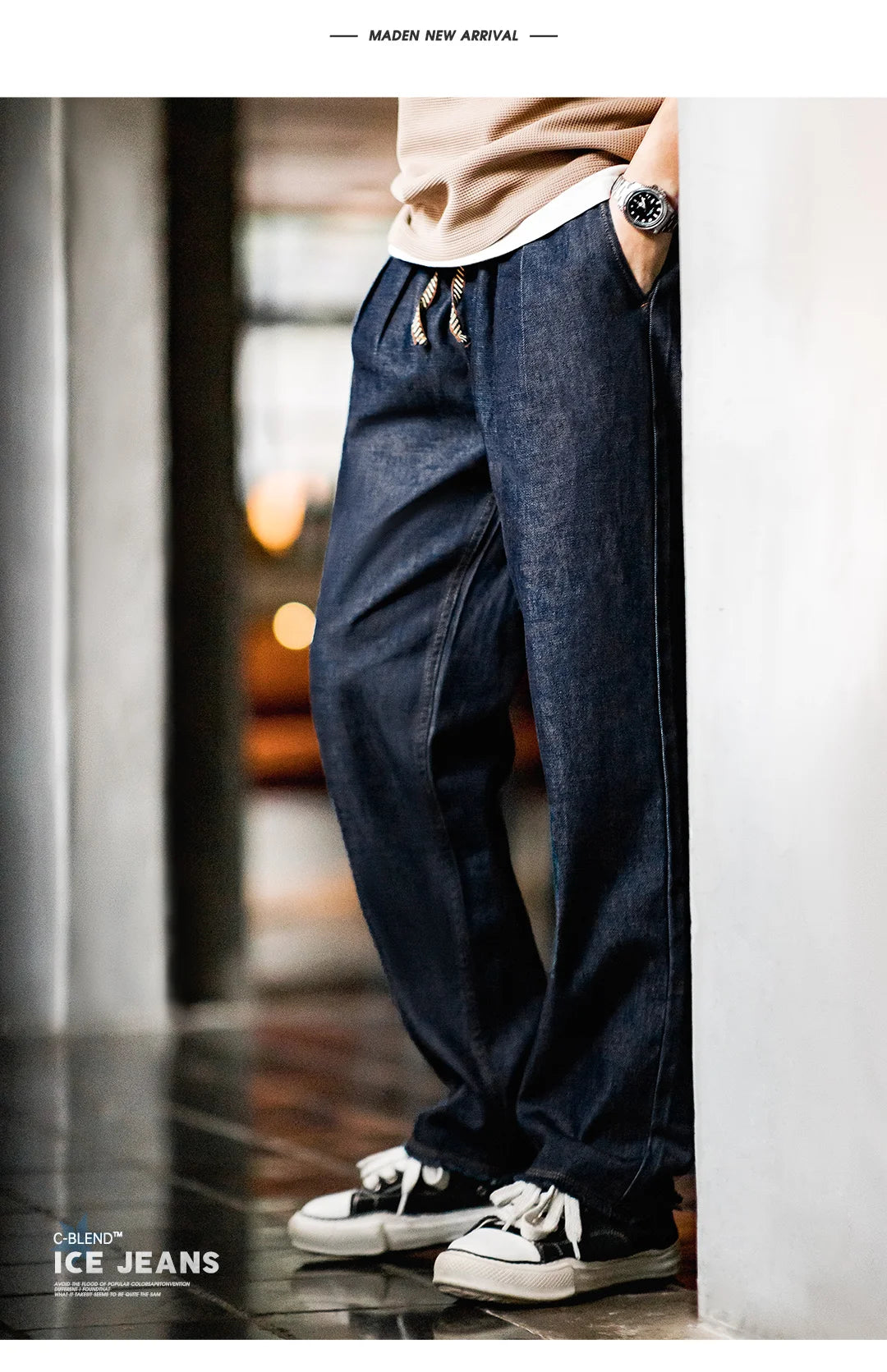 Maden Casual Lyocell Cool Comfort Jeans
