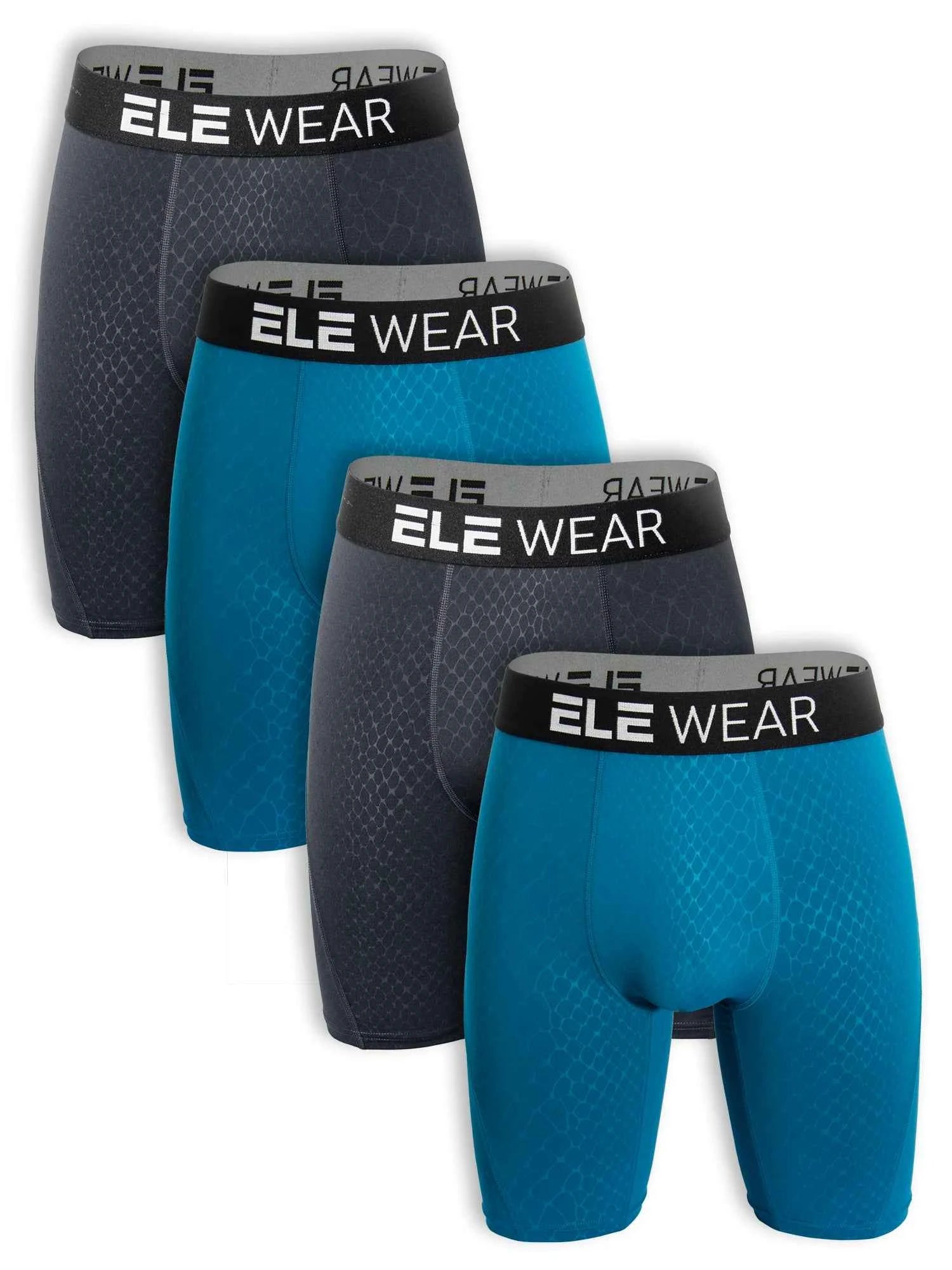 4 pcs Mens Breathable Boxers - Plus Size Fashion Underwear for Men