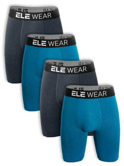 4 pcs Mens Breathable Boxers - Plus Size Fashion Underwear for Men