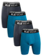 4 pcs Mens Breathable Boxers - Plus Size Fashion Underwear for Men